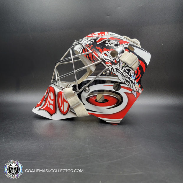 Cam Ward Goalie Mask Unsigned Carolina Tribute