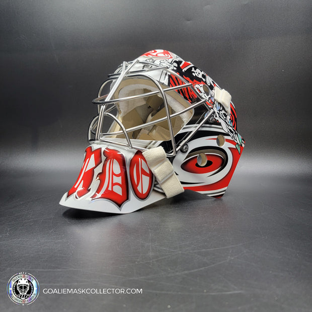 Cam Ward Goalie Mask Unsigned Carolina Tribute