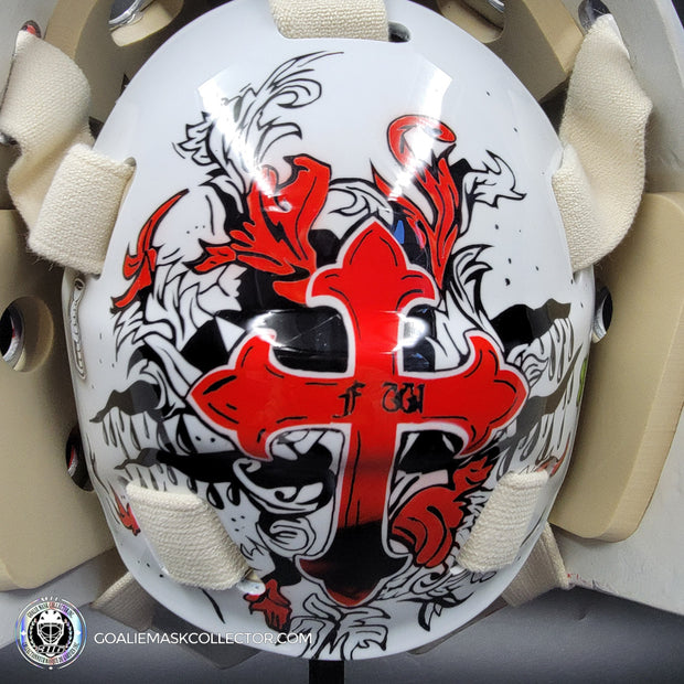 Cam Ward Goalie Mask Unsigned Carolina Tribute