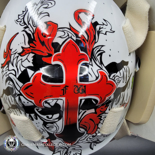 Cam Ward Goalie Mask Unsigned Carolina Tribute