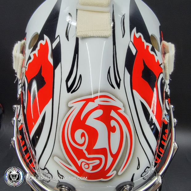 Cam Ward Goalie Mask Unsigned Carolina Tribute