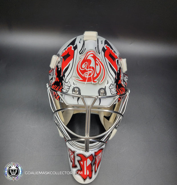 Cam Ward Goalie Mask Unsigned Carolina Tribute