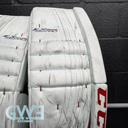 Carey Price Game Playoffs Worn Goalie Pads Set CCM + RBK Chest Protector 2012-13 Montreal Canadiens + Practice Worn Glove & Blocker Bauer AS-02961