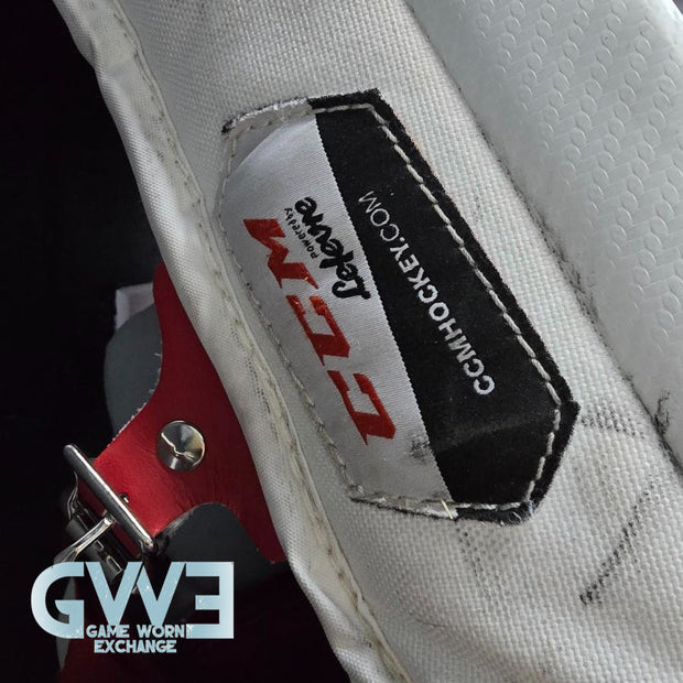 Carey Price Game Playoffs Worn Goalie Pads Set CCM + RBK Chest Protector 2012-13 Montreal Canadiens + Practice Worn Glove & Blocker Bauer AS-02961
