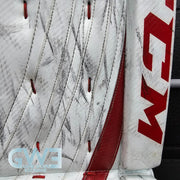 Carey Price Game Playoffs Worn Goalie Pads Set CCM + RBK Chest Protector 2012-13 Montreal Canadiens + Practice Worn Glove & Blocker Bauer AS-02961