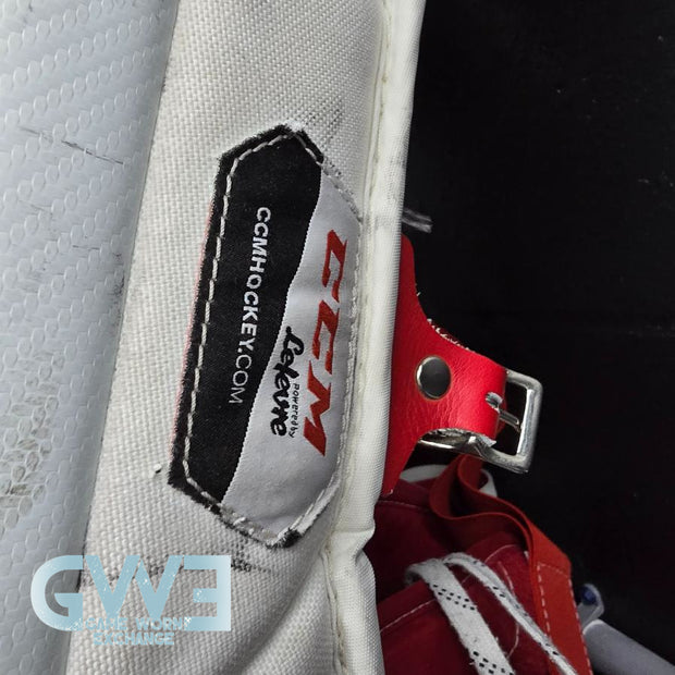 Carey Price Game Playoffs Worn Goalie Pads Set CCM + RBK Chest Protector 2012-13 Montreal Canadiens + Practice Worn Glove & Blocker Bauer AS-02961