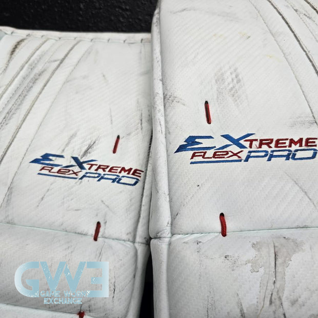 Carey Price Game Playoffs Worn Goalie Pads Set CCM + RBK Chest Protector 2012-13 Montreal Canadiens + Practice Worn Glove & Blocker Bauer AS-02961