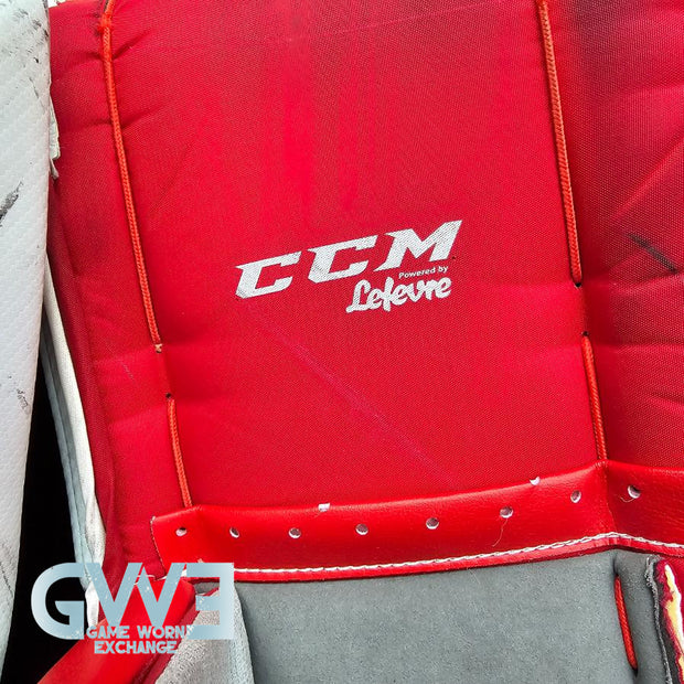Carey Price Game Playoffs Worn Goalie Pads Set CCM + RBK Chest Protector 2012-13 Montreal Canadiens + Practice Worn Glove & Blocker Bauer AS-02961