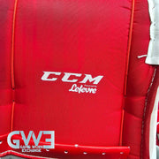 Carey Price Game Playoffs Worn Goalie Pads Set CCM + RBK Chest Protector 2012-13 Montreal Canadiens + Practice Worn Glove & Blocker Bauer AS-02961