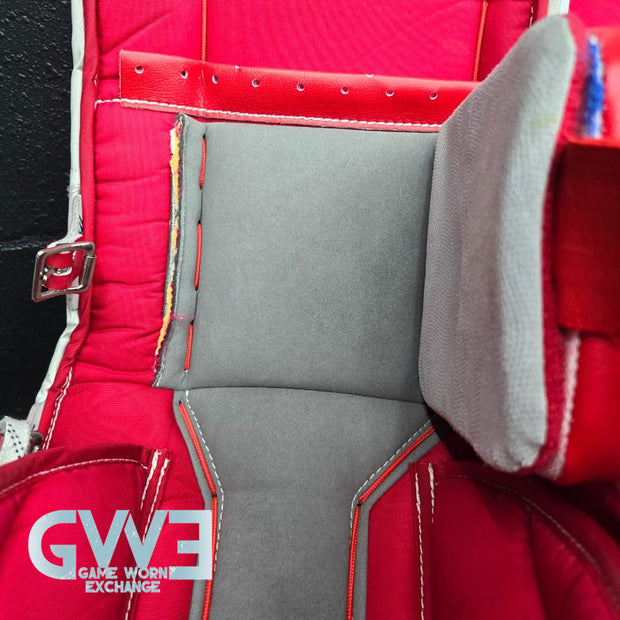 Carey Price Game Playoffs Worn Goalie Pads Set CCM + RBK Chest Protector 2012-13 Montreal Canadiens + Practice Worn Glove & Blocker Bauer AS-02961