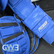 Carey Price Game Playoffs Worn Goalie Pads Set CCM + RBK Chest Protector 2012-13 Montreal Canadiens + Practice Worn Glove & Blocker Bauer AS-02961