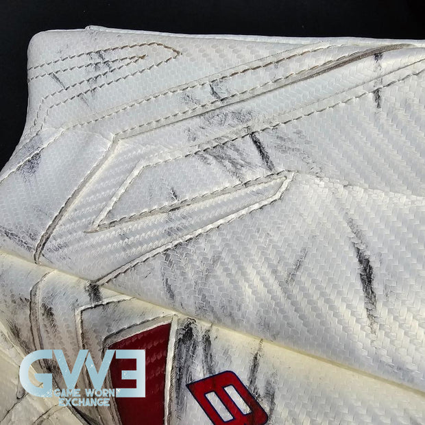 Carey Price Game Playoffs Worn Goalie Pads Set CCM + RBK Chest Protector 2012-13 Montreal Canadiens + Practice Worn Glove & Blocker Bauer AS-02961