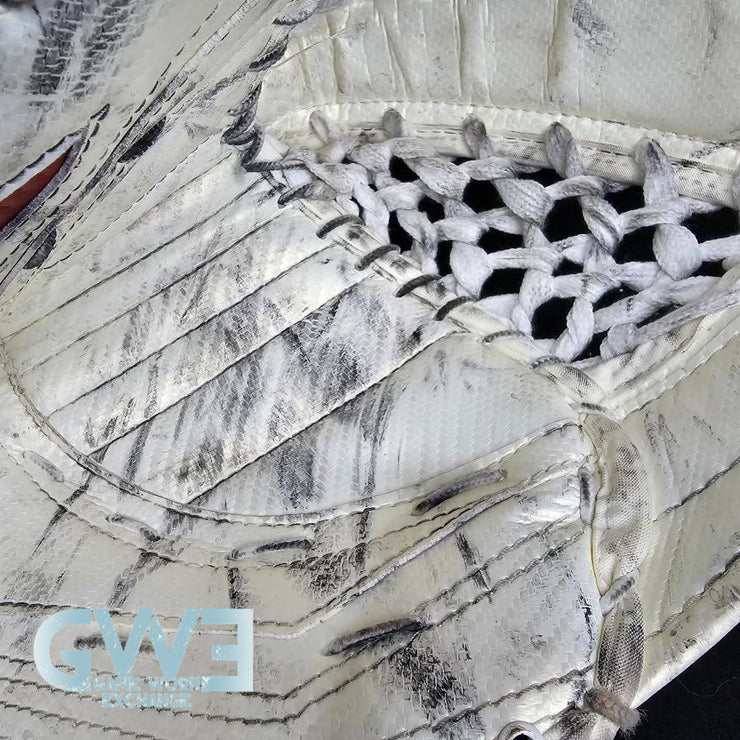 Carey Price Game Playoffs Worn Goalie Pads Set CCM + RBK Chest Protector 2012-13 Montreal Canadiens + Practice Worn Glove & Blocker Bauer AS-02961