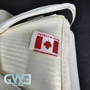 Carey Price Game Playoffs Worn Goalie Pads Set CCM + RBK Chest Protector 2012-13 Montreal Canadiens + Practice Worn Glove & Blocker Bauer AS-02961