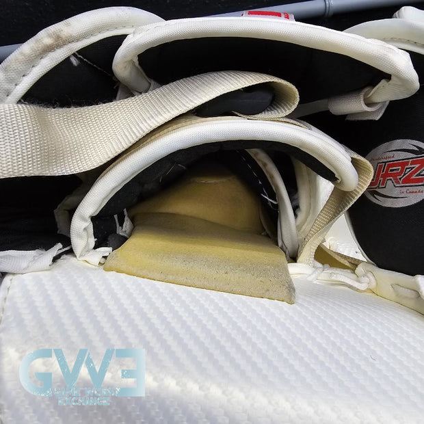 Carey Price Game Playoffs Worn Goalie Pads Set CCM + RBK Chest Protector 2012-13 Montreal Canadiens + Practice Worn Glove & Blocker Bauer AS-02961