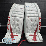 Carey Price Game Playoffs Worn Goalie Pads Set CCM + RBK Chest Protector 2012-13 Montreal Canadiens + Practice Worn Glove & Blocker Bauer AS-02961