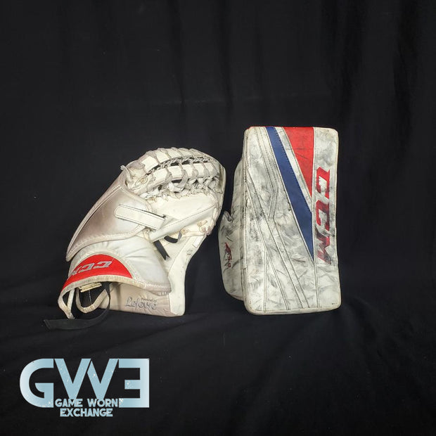Carey Price Goalie Pads Set Game Model Montreal Canadiens Limited Edition 22/250 CCM EFLEX 3 AS-03157