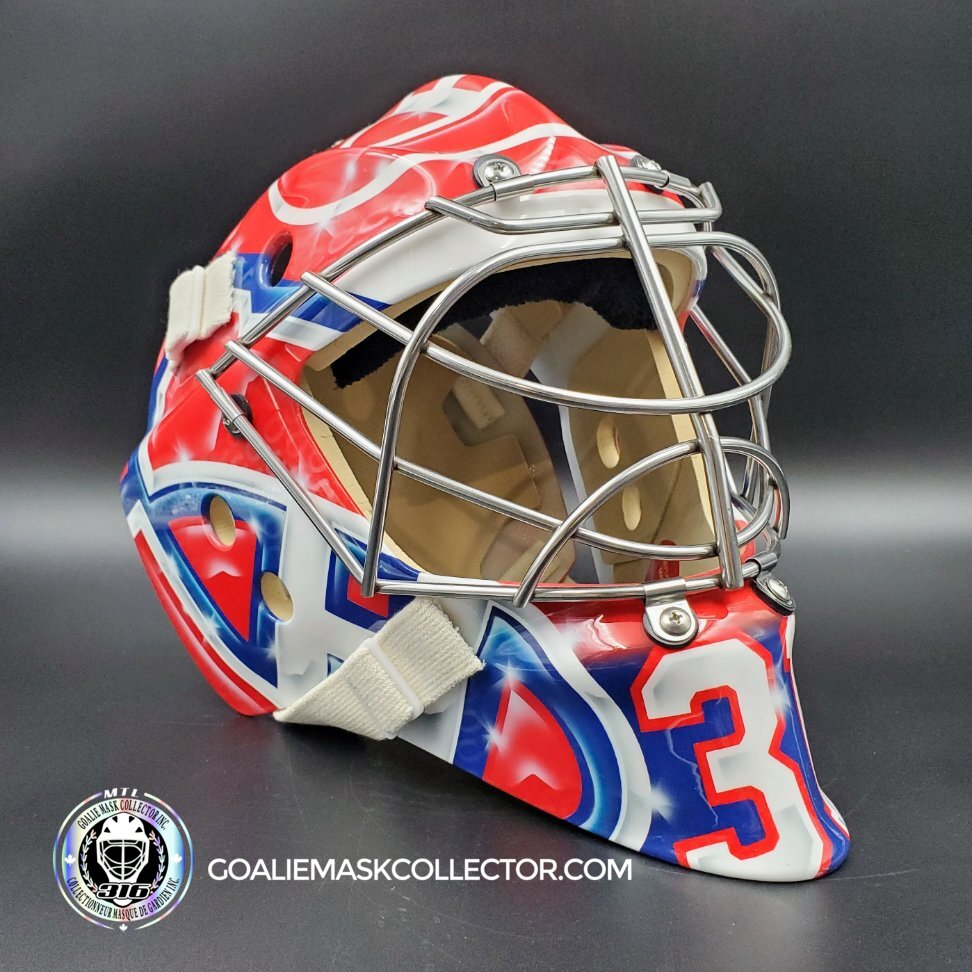 Carey Price Goalie Mask Unsigned 2021 Patrick Roy Tribute Montreal V2 Glossy Finish + Stainless Grill