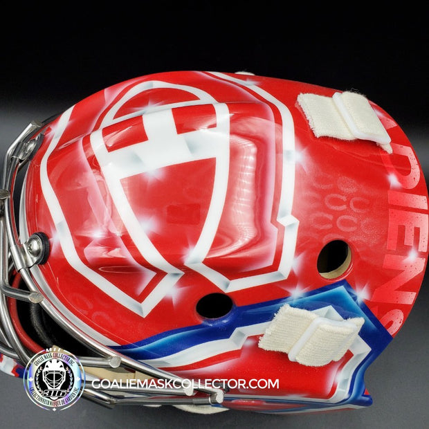Carey Price Goalie Mask Unsigned 2021 Patrick Roy Tribute Montreal V2 Glossy Finish + Stainless Grill