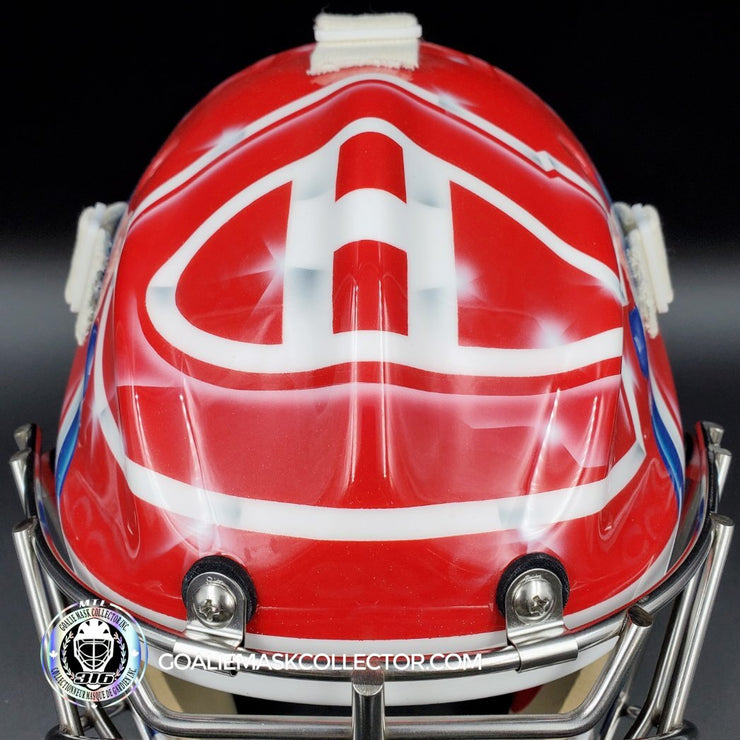 Carey Price Goalie Mask Unsigned 2021 Patrick Roy Tribute Montreal V2 Glossy Finish + Stainless Grill