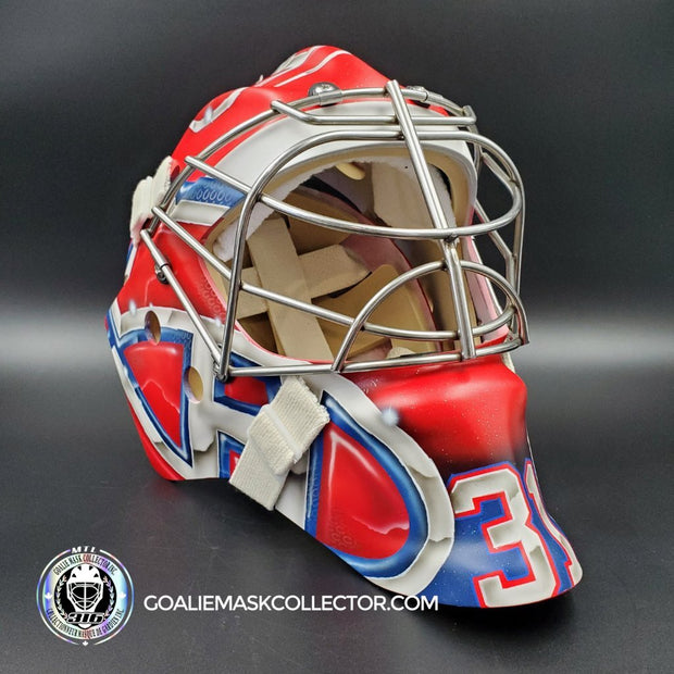 Carey Price Goalie Mask Unsigned 2021 Patrick Roy Tribute Montreal V2 Matte Finish + Stainless Grill