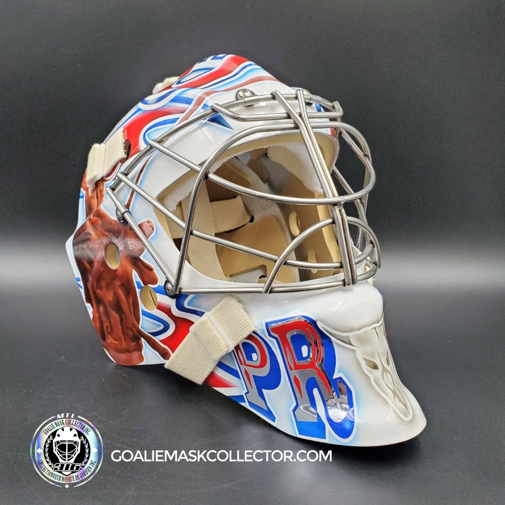 Carey Price Goalie Mask Unsigned Montreal  2010-11 Cowboy White