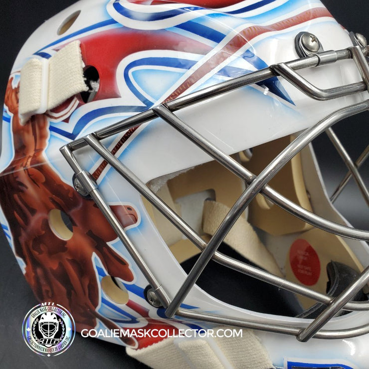 Carey Price Goalie Mask Unsigned Montreal  2010-11 Cowboy White