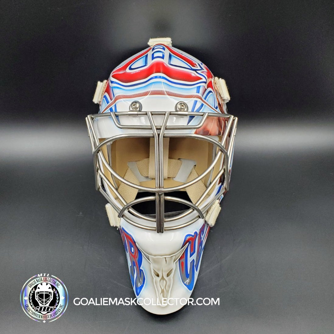 Carey Price Goalie Mask Unsigned Montreal 2010-11 Cowboy White
