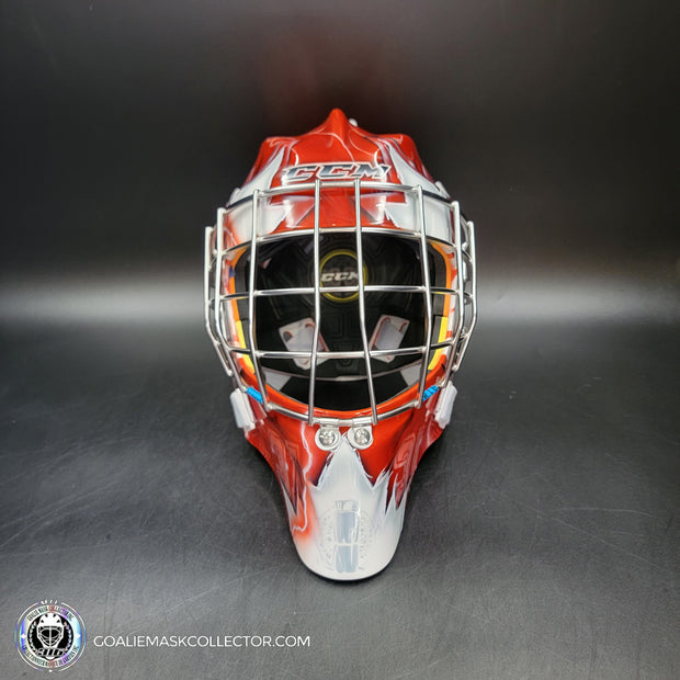 Carey Price Goalie Mask Unsigned Team Canada 2016 World Cup V2 RED Gold Medal Tribute