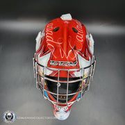 Carey Price Goalie Mask Unsigned Team Canada 2016 World Cup V2 RED Gold Medal Tribute