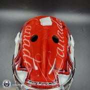 Carey Price Goalie Mask Unsigned Team Canada 2016 World Cup V2 RED Gold Medal Tribute