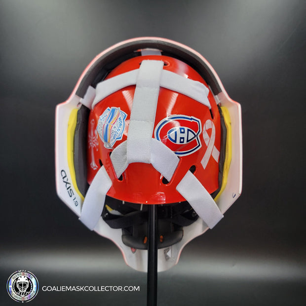 Carey Price Goalie Mask Unsigned Team Canada 2016 World Cup V2 RED Gold Medal Tribute