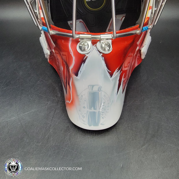 Carey Price Goalie Mask Unsigned Team Canada 2016 World Cup V2 RED Gold Medal Tribute