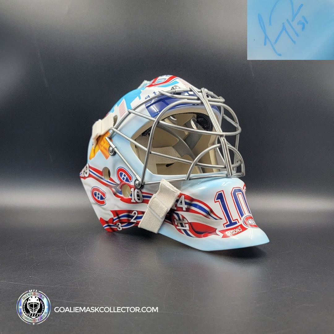 Carey Price Signed Goalie Mask 2009 Montreal 100th Anniversary Tribute Signature Edition. Goalie Mask Collector.