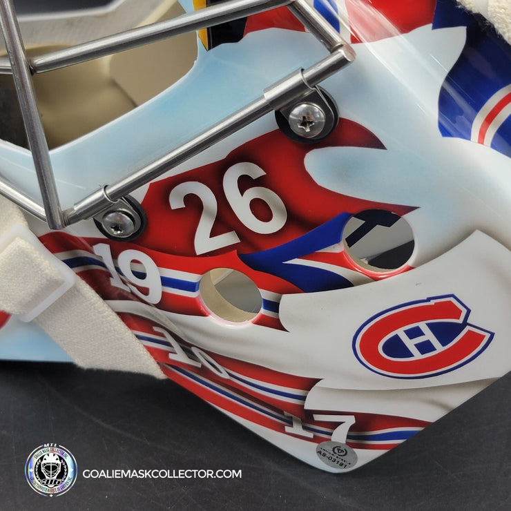 Carey Price Signed Goalie Mask 2009 Montreal 100th Anniversary Tribute Signature Edition