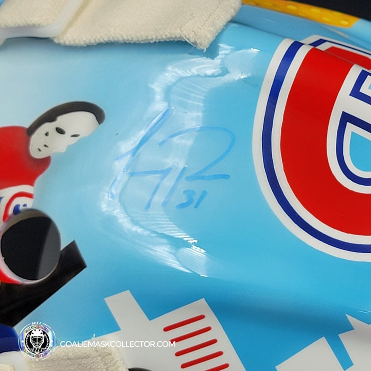 Carey Price Signed Goalie Mask 2009 Montreal 100th Anniversary Tribute Signature Edition