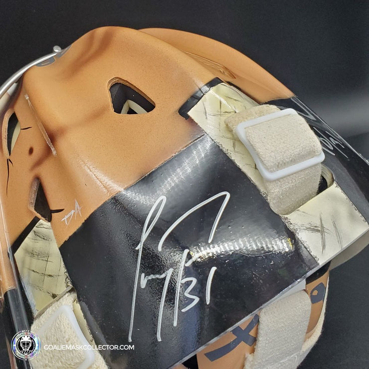 Carey Price Signed Goalie Mask 2011 Heritage Classic Montreal Canadiens Game Ready Limited Edition Goalie Mask #18/31 by Artist David Arrigo Painted on Bauer Shell AS-02771-SOLD