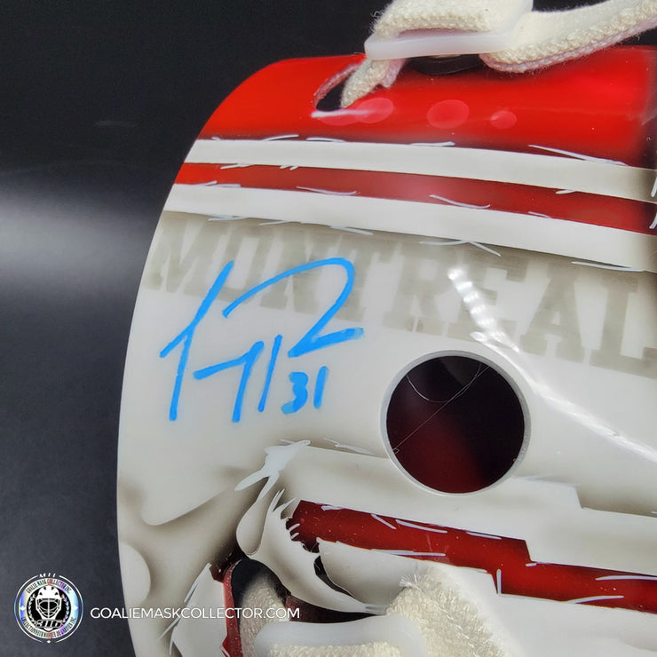 Carey Price Signed Goalie Mask 2016 Montreal Tribute Signature Edition Tribute Autographed