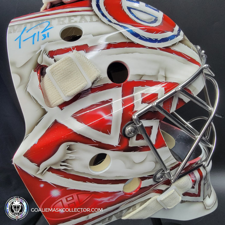 Carey Price Signed Goalie Mask 2016 Montreal Tribute Signature Edition Tribute Autographed