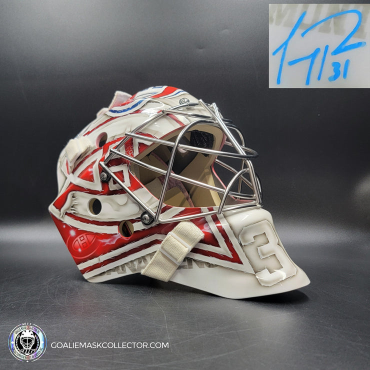 Carey Price Signed Goalie Mask 2016 Montreal Tribute Signature Edition Tribute Autographed