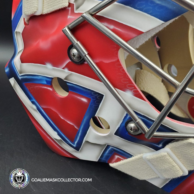 Carey Price Signed Goalie Mask 2021 Patrick Roy Tribute Montreal Cup Finals V2 Matte Finish + Stainless Grill Signature Edition Autographed