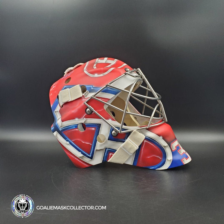 Carey Price Signed Goalie Mask 2021 Patrick Roy Tribute Montreal Cup Finals V2 Matte Finish + Stainless Grill Signature Edition Autographed