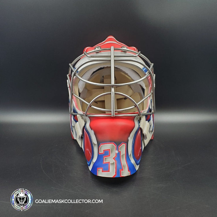 Carey Price Signed Goalie Mask 2021 Patrick Roy Tribute Montreal Cup Finals V2 Matte Finish + Stainless Grill Signature Edition Autographed