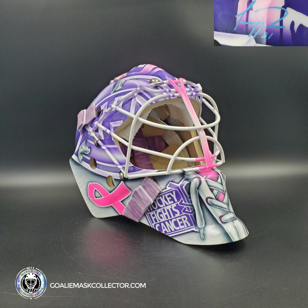 Carey Price Signed Goalie Mask 2023 Montreal "Hockey Fights Cancer" V1 Signature Edition Autographed Tribute