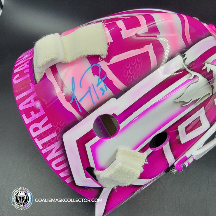 Carey Price Signed Goalie Mask 2023 Montreal "Hockey Fights Cancer" V2 Signature Edition Autographed Tribute