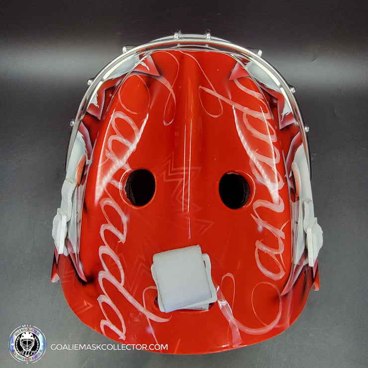 Carey Price Signed Goalie Mask Team Canada 2016 World Cup V2 RED Gold Medal Signature Edition Autographed Tribute