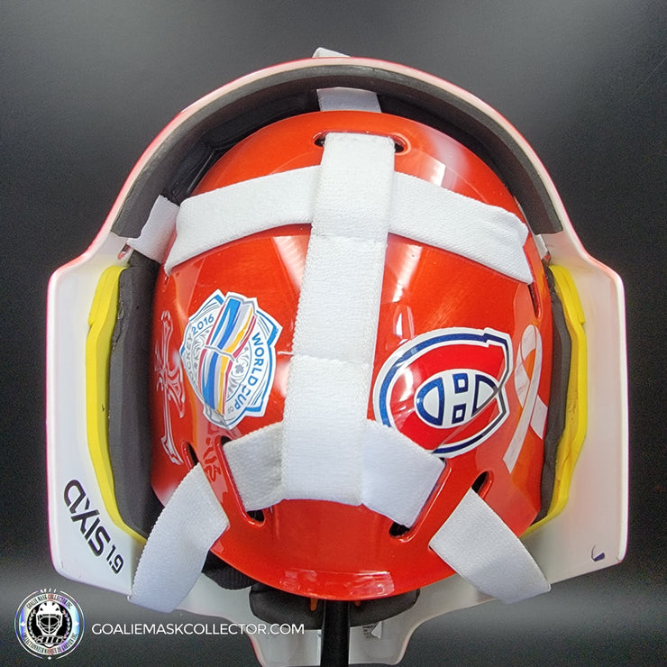 Carey Price Signed Goalie Mask Team Canada 2016 World Cup V2 RED Gold Medal Signature Edition Autographed Tribute