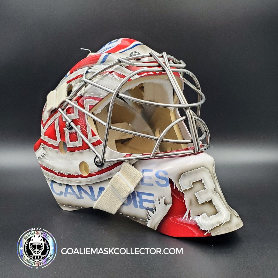 Carey Price Goalie Mask Unsigned  2019 Montreal V1 Tribute