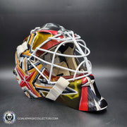 Carl Lindhom Goalie Mask Unsigned 2024-25 Las Vegas Tribute