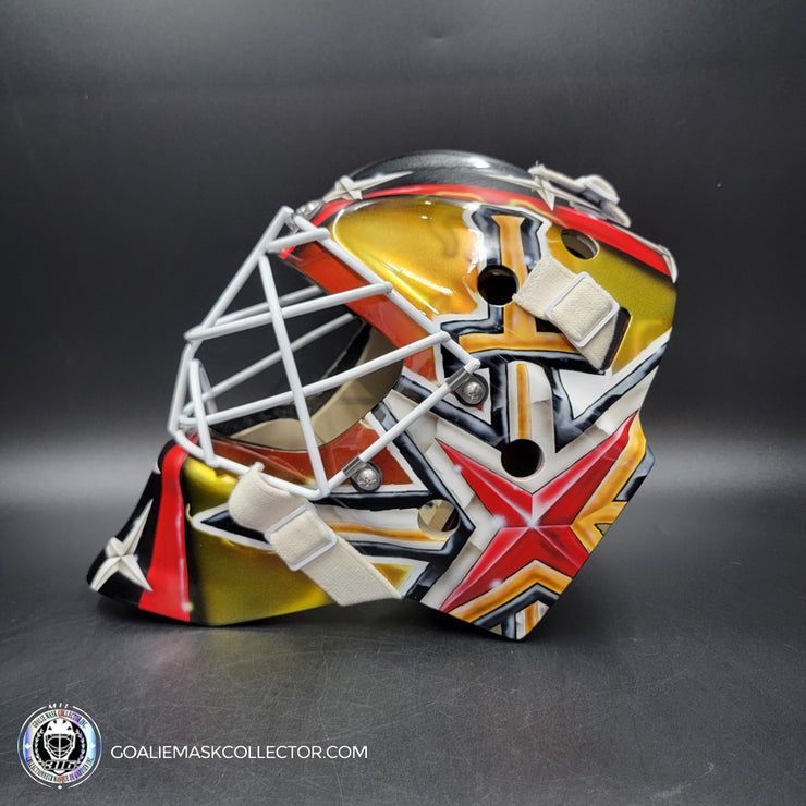 Carl Lindhom Goalie Mask Unsigned 2024-25 Las Vegas Tribute